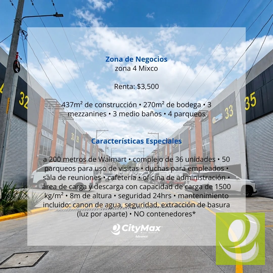 Bodega en Renta en Zona de Negocios zona 4 Mixco - 7